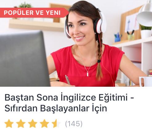 Sıfırdan ileri seviyeye İngilizce eğitim seti